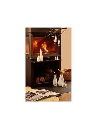 RAEDER | Santa Figuren 3er Set Weiss |